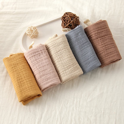 Bavoir 100% en mousseline de coton biologique pour bébé X5