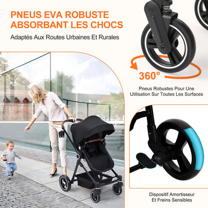 Poussettes 2 en 1 pour bébés