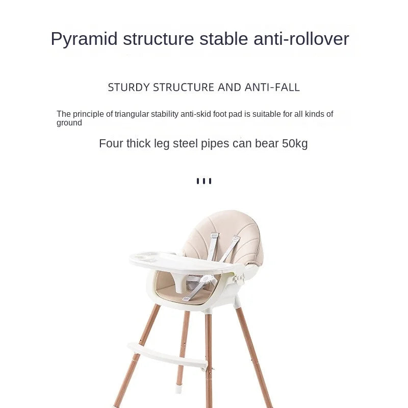 Chaise haute multifonctionnelle pour bébé