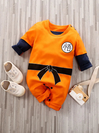 Grenouillère de style DBZ pour bébé