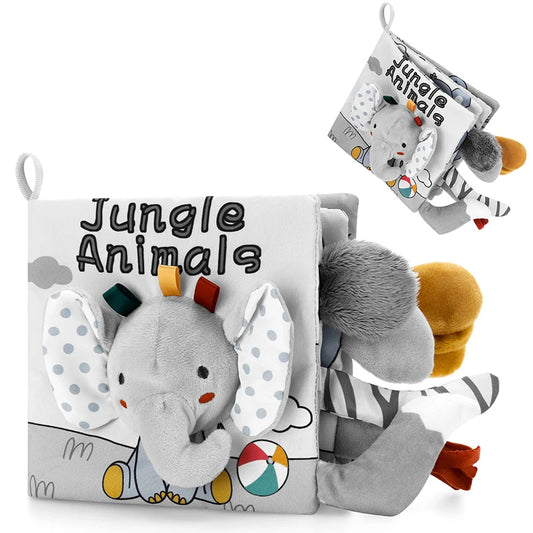 Livre en tissu doux et lavable pour bébé