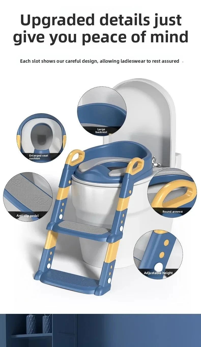 Chaise de toilettes avec escalier pour enfants