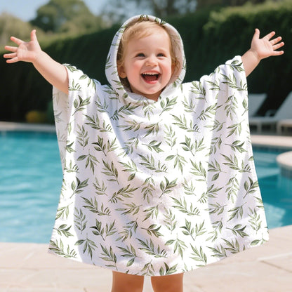 Serviette de plage à capuche pour bébé