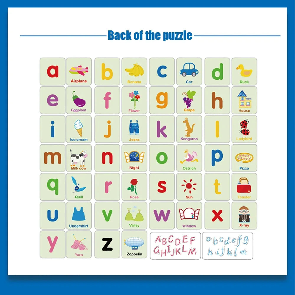 Cartes de puzzle cognitif pour bébé