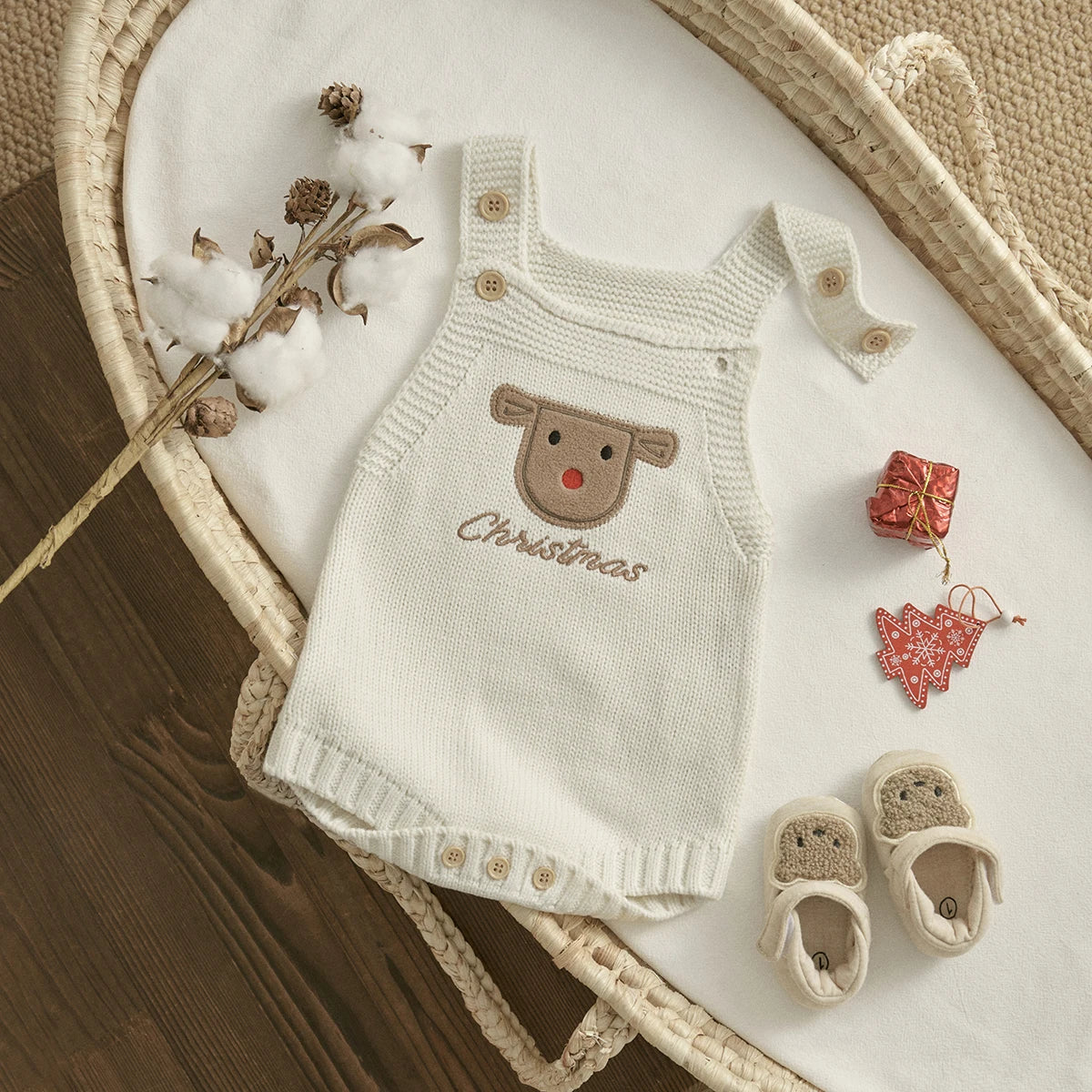 Barboteuse en tricot pour bébé garçon et fille