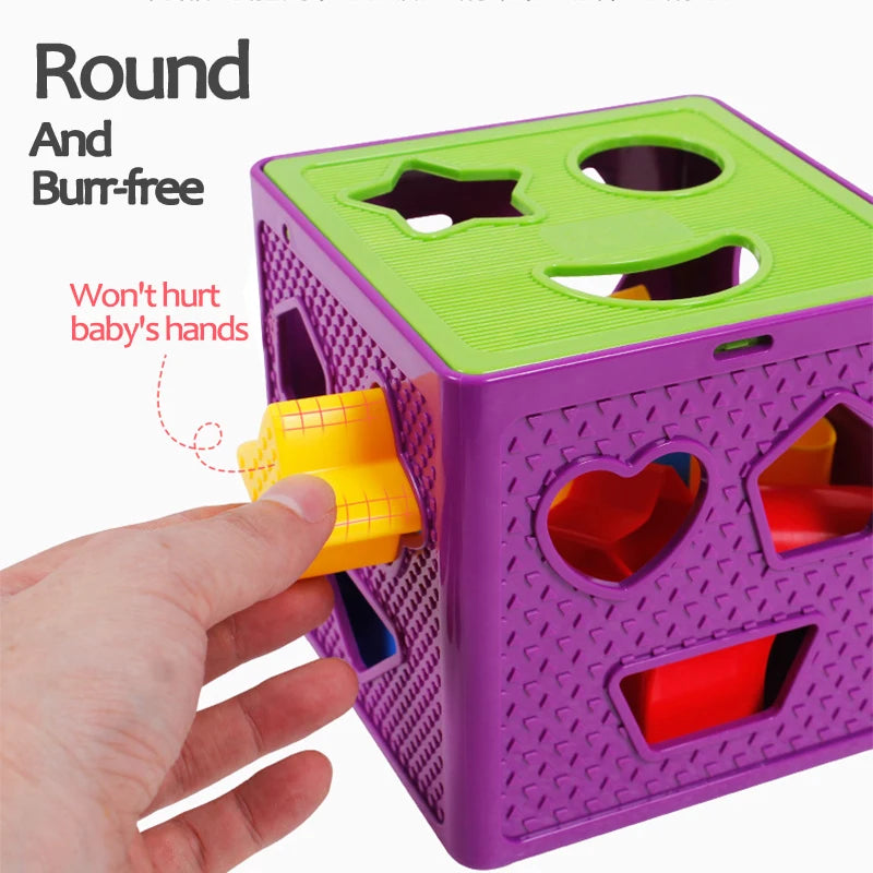 Jouet sensoriel trieur de formes pour bébé