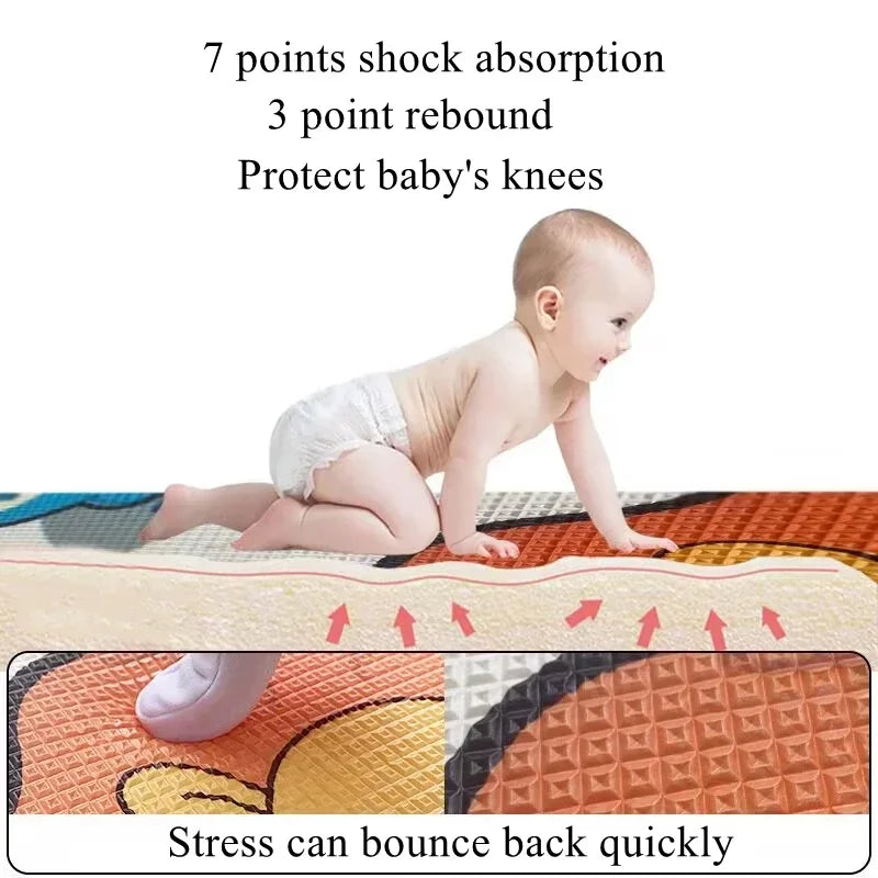 Tapis à motif dessin animé pour bébé
