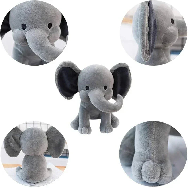 Jouet en peluche en forme d’éléphant pour bébés