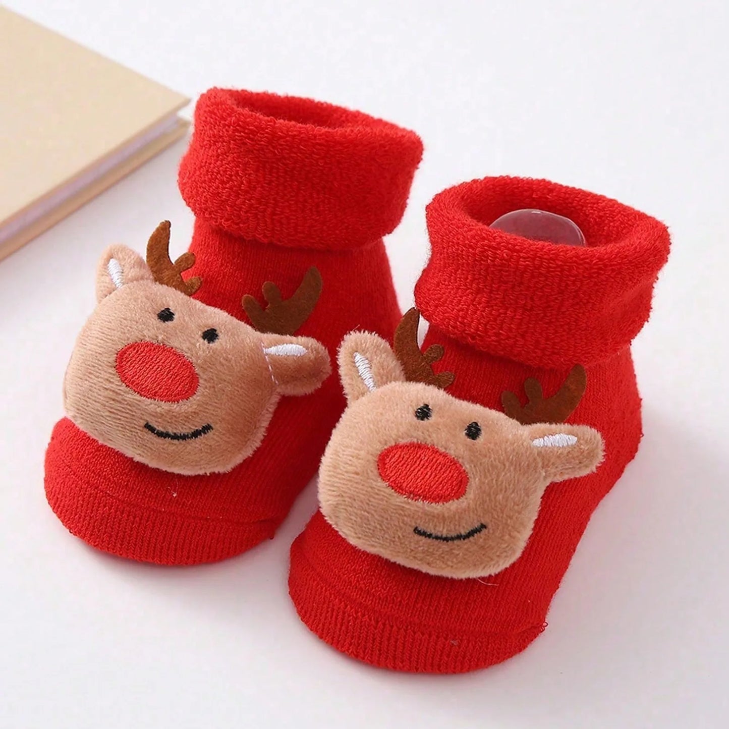 Chaussettes Père Noël en coton pour enfants
