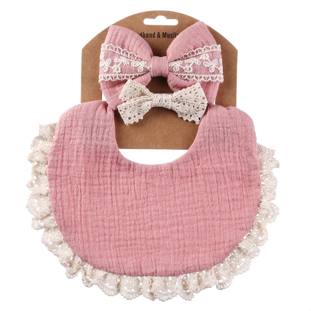 Bavoir mignon en coton pur