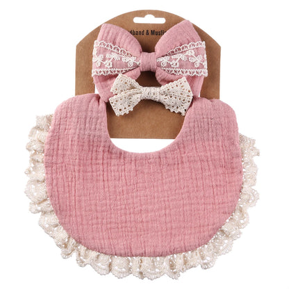 Bavoir mignon en coton pur