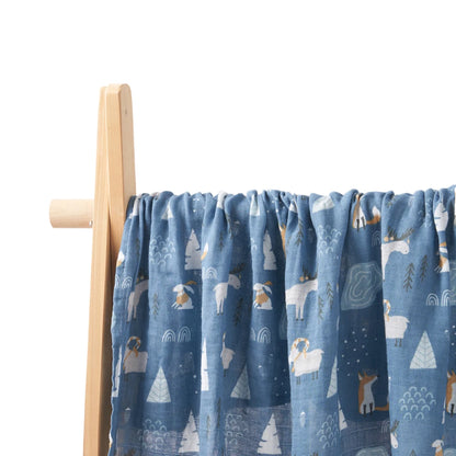 Couverture en tissu de mousseline pour bébé