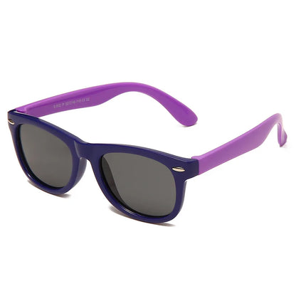 Lunettes de soleil classiques en Silicone pour enfants,