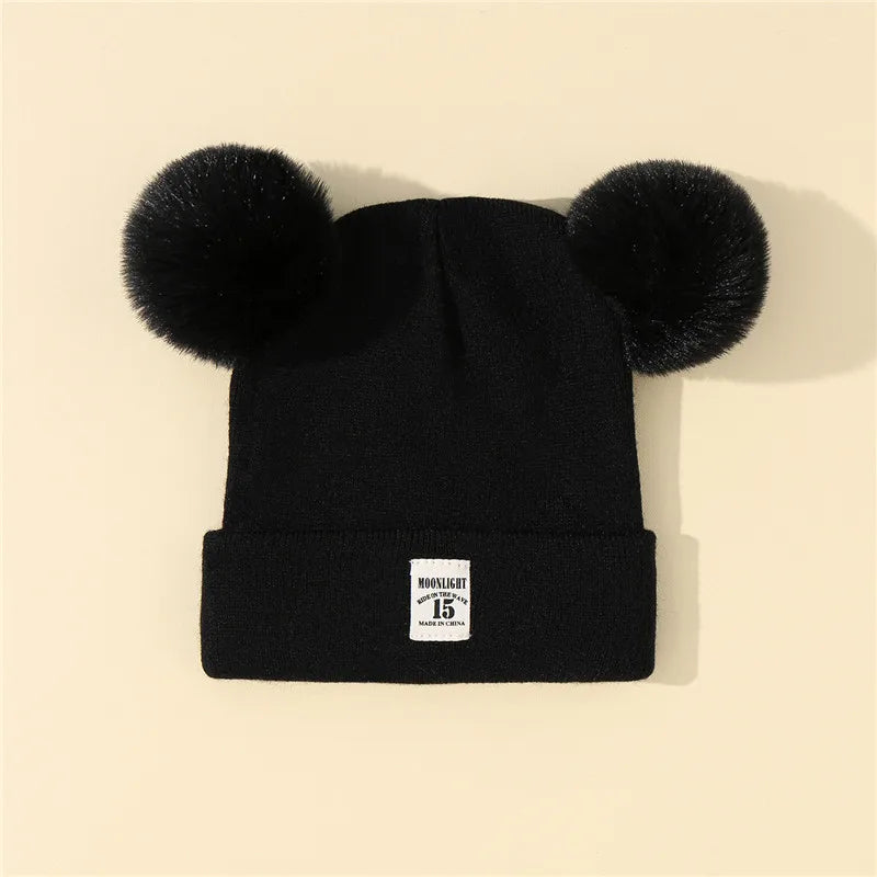 Bonnet bébé avec oreilles d'ours