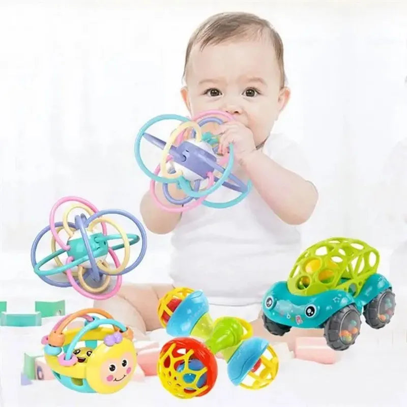 Hochet en caoutchouc souple pour bébé