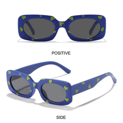Lunettes de soleil à imprimé cœur pour enfants
