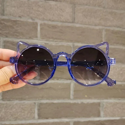 Lunettes de soleil en forme de chat pour enfants