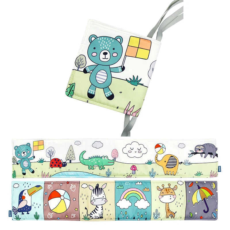 Livre en tissu doux et lavable pour bébé