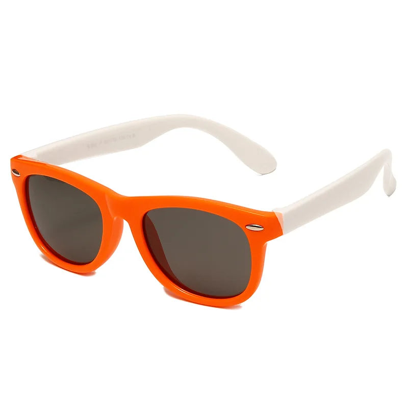 Lunettes de soleil classiques en Silicone pour enfants,