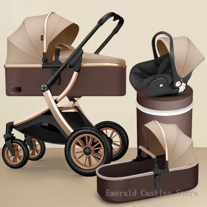 Poussette haute pour bébé