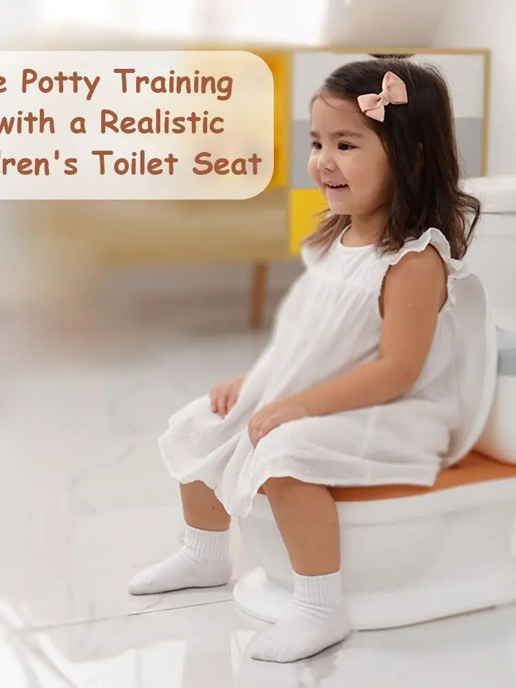 Pot de toilette réaliste pour bébé avec fonction de jeu de musique