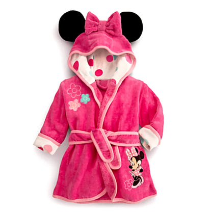 Peignoir à capuche Minnie Mouse pour bébés
