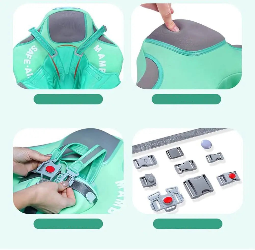 Bouée pour bébé avec ombrelle anti-UV nouvelle génération