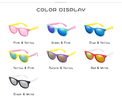 Lunettes de soleil carrées pour enfants