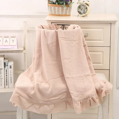 Couverture pour bébé en mousseline biologique