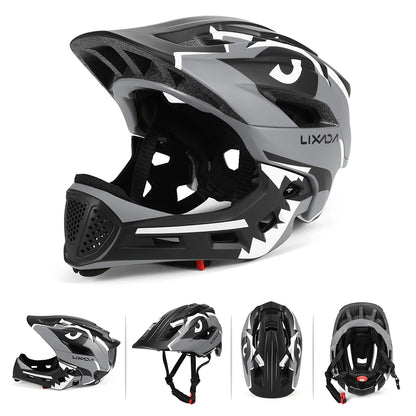 Casque vélo intégral détachable pour enfants VTT BMX