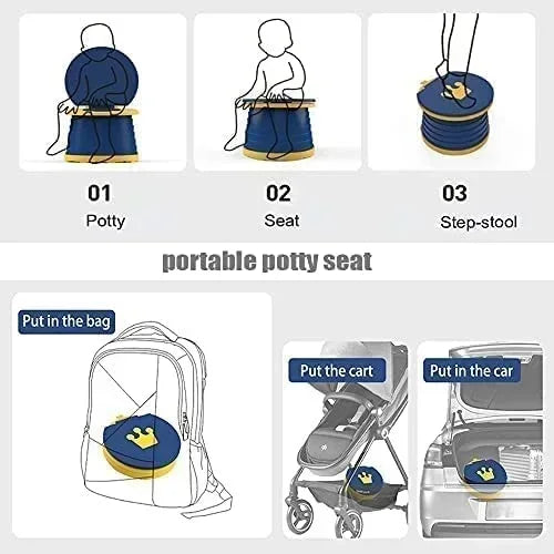 Toilette pliante portable pour enfants