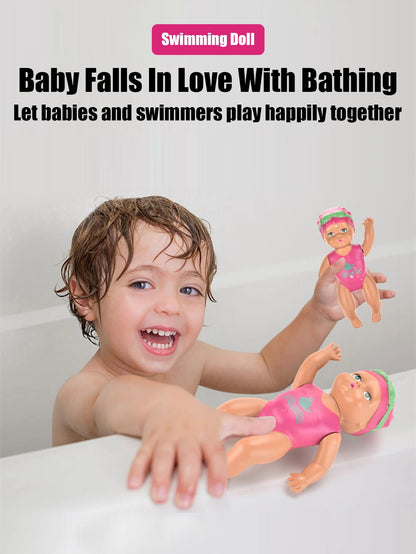 Jouet de bain mini poupée de natation pour bébé