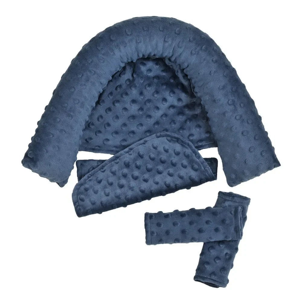 Oreiller cale tête de bébé avec ceinture