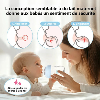 Biberon 240 ml avec poignée pour bébé
