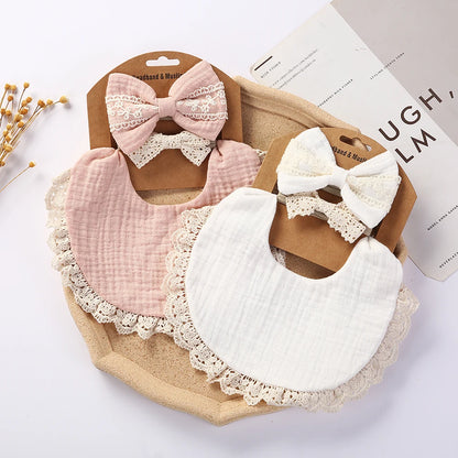 Bavoir mignon en coton pur