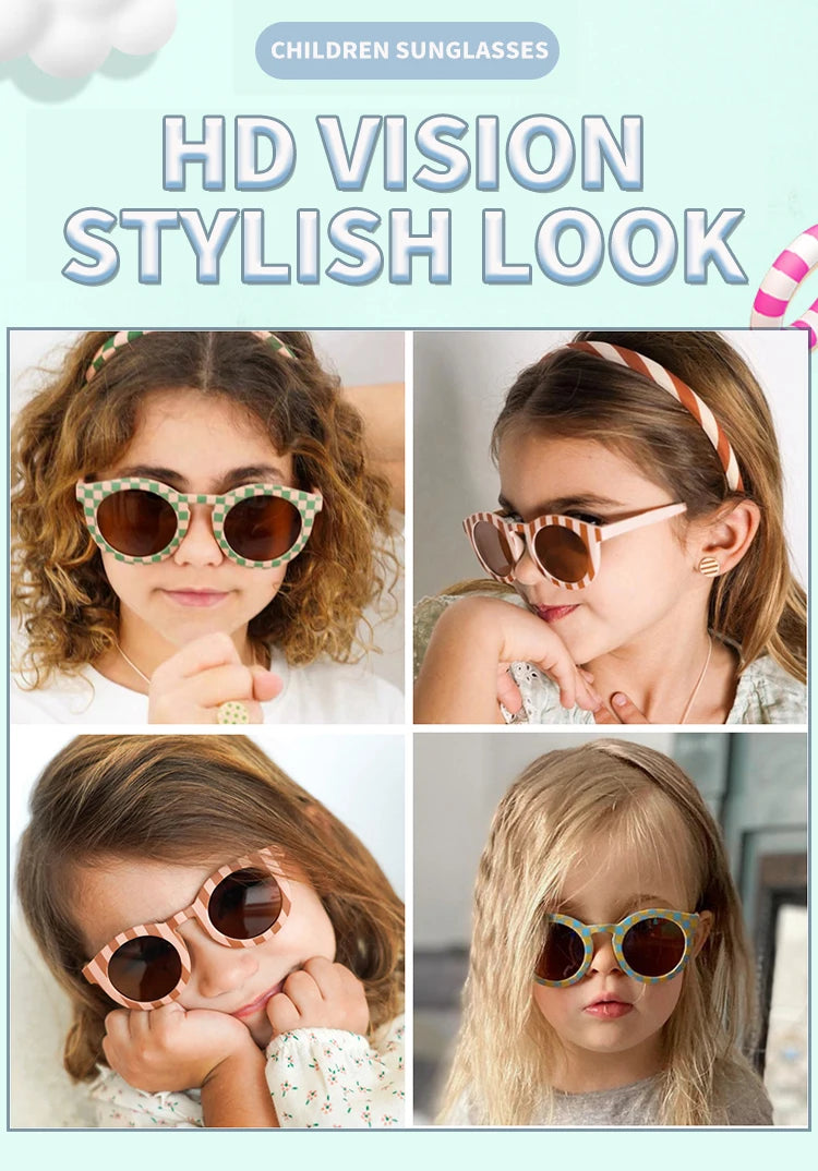 Lunette de soleil ronde pour enfants