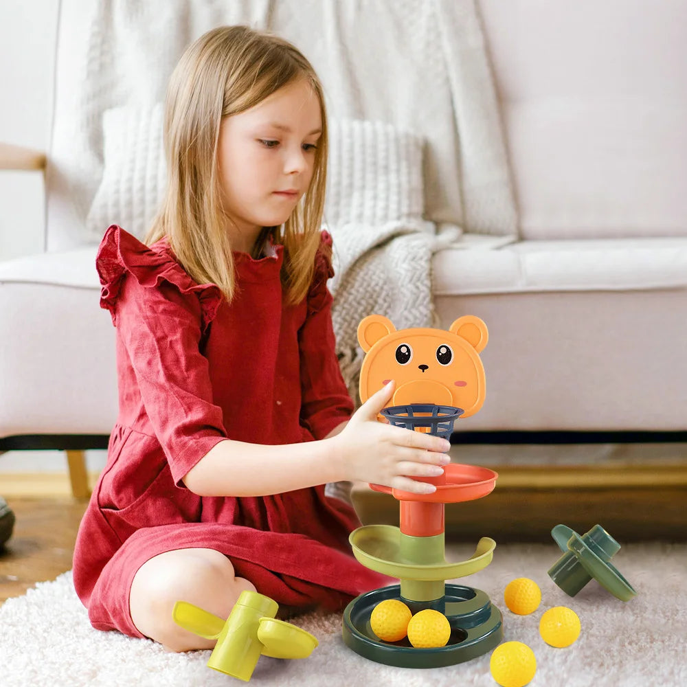 Jouet Montessori interactif pour bébé Roll Ball