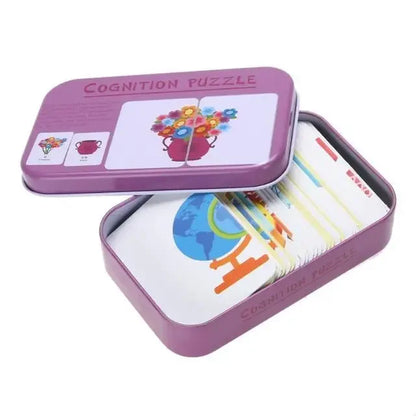 Cartes de puzzle cognitif pour bébé