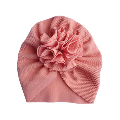 Bandeaux turban à nœud pour bébé fille couleur unie