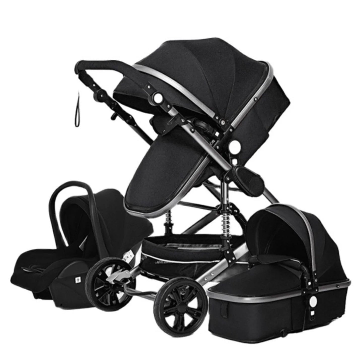 Poussette trio 3 en 1 pour bébé pliable