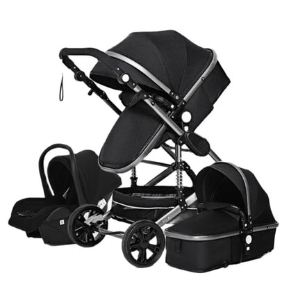 Poussette trio 3 en 1 pour bébé pliable