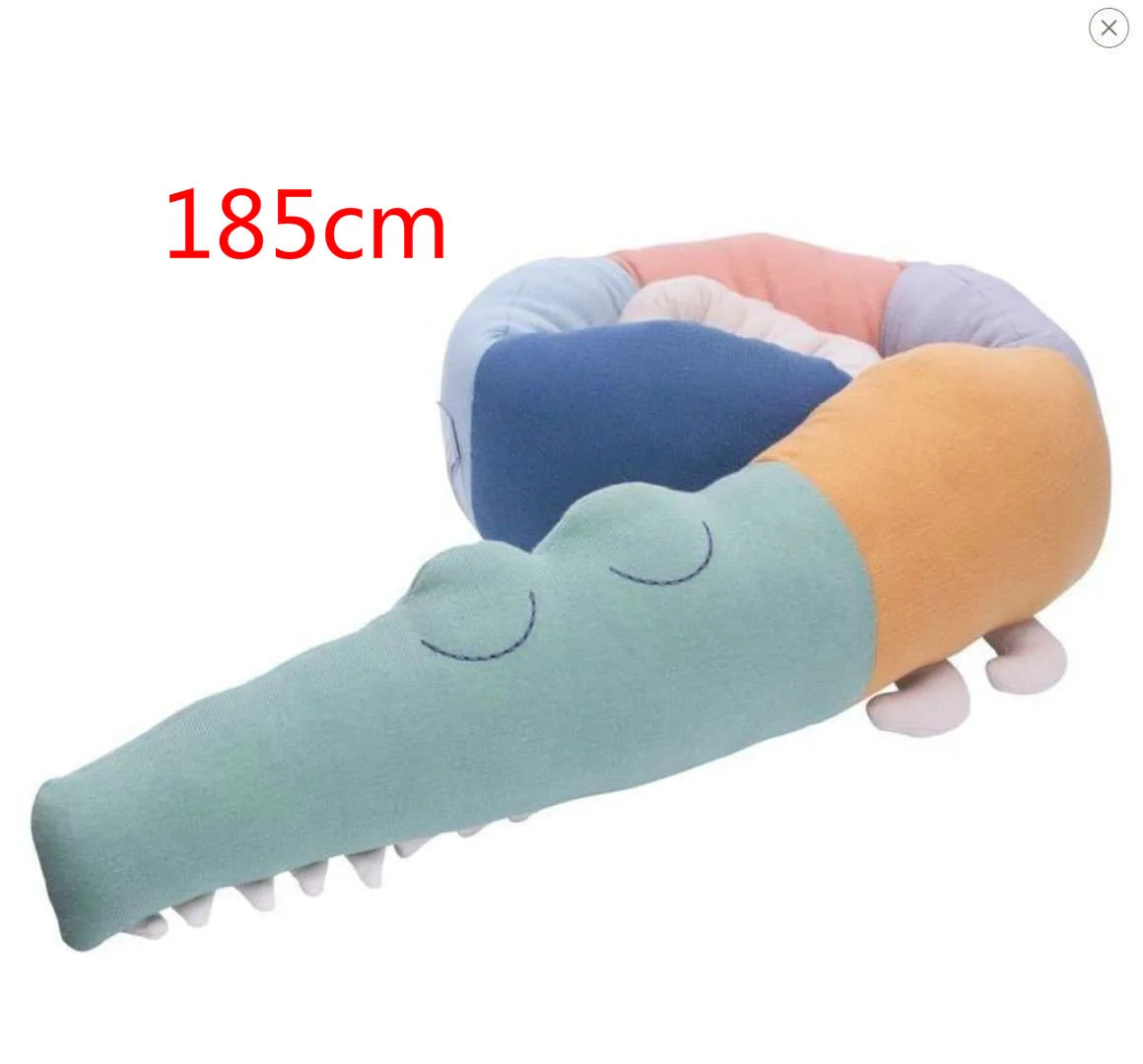 Tour de lit crocodile en coton pour bébé