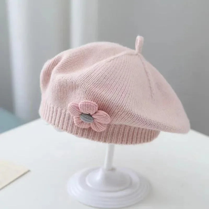 Bonnet tricoté pour filles