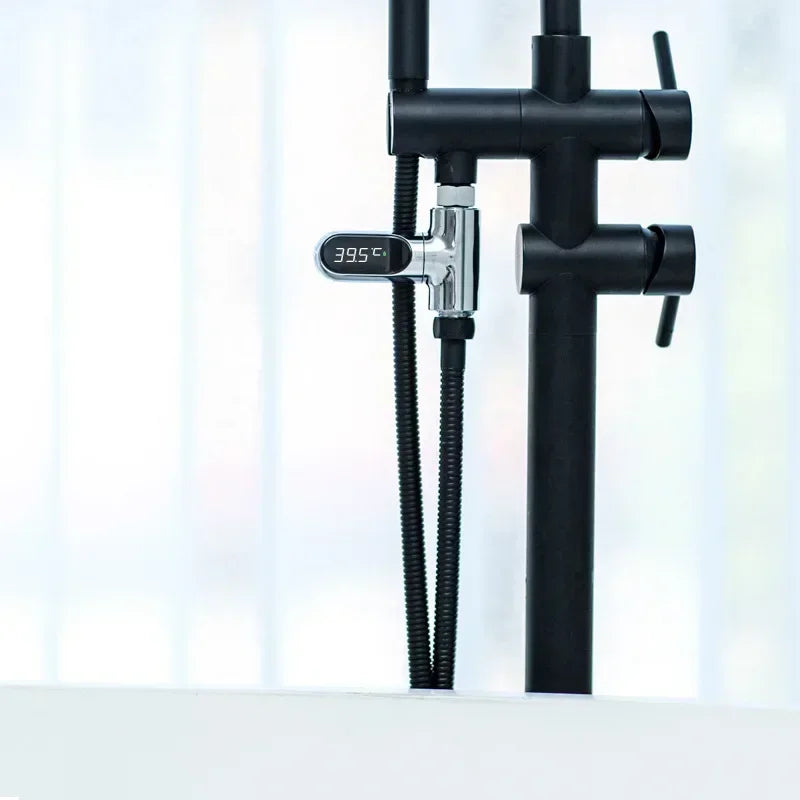 Moniteur de température pour robinet de douche