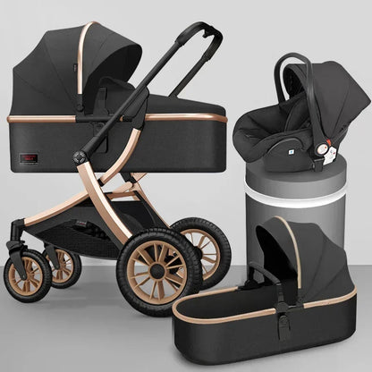 Poussette haute pour bébé