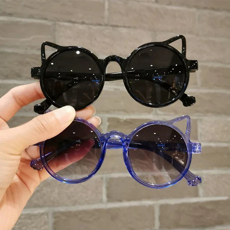 Lunettes de soleil en forme de chat pour enfants
