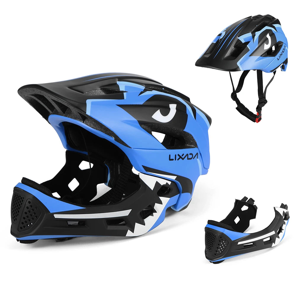 Casque vélo intégral détachable pour enfants VTT BMX