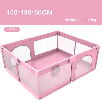 Parc pour bébé avec filet et fermeture éclair