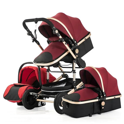 Poussette 3 en 1 pour le transport des nouveau-nés