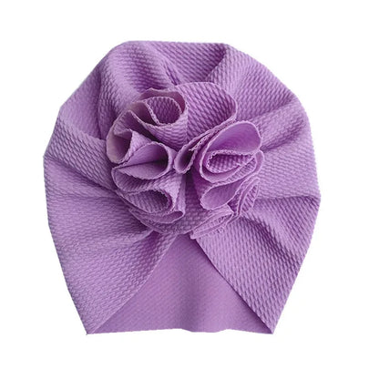 Bandeaux turban à nœud pour bébé fille couleur unie